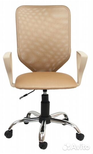 Кресло Элегия S пластик белый бежевая 