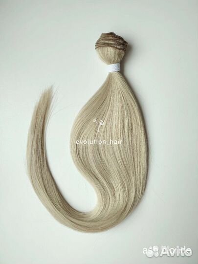 Биопротеиновые волосы для наращивания блонд