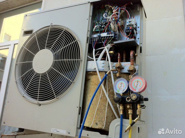 Чистка сплит систем Ремонт кондиционеров заправка