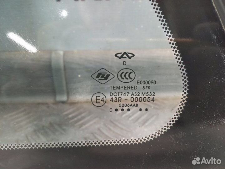 Стекло кузовное заднее левое Vortex Tingo T11 1.8