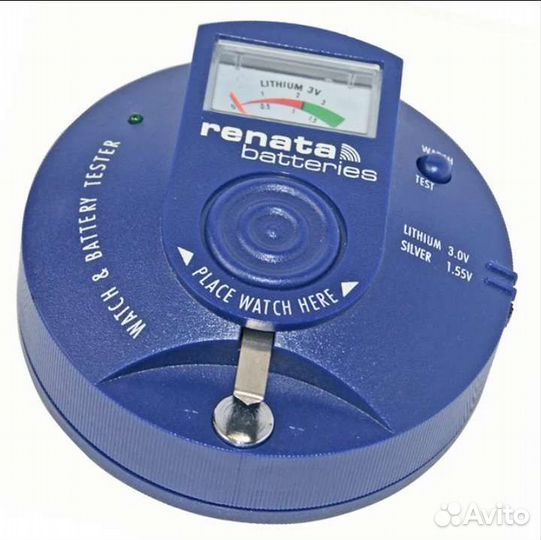Ручной тестер-вольтметр для кнопочных батареек