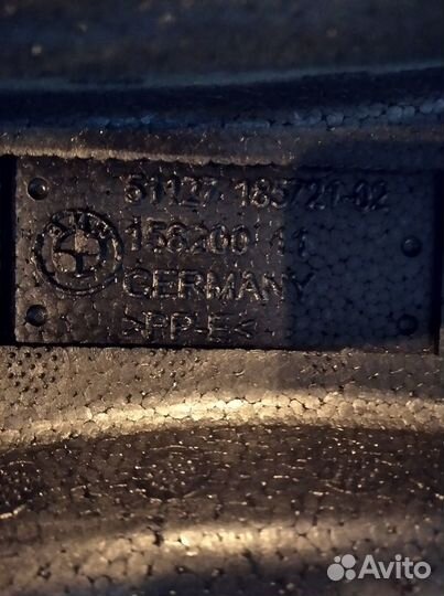 Абсорбер заднего бампера левый BMW X6 E71 2008-14