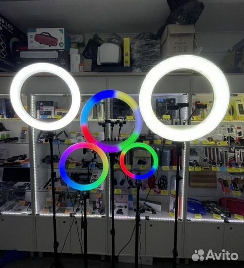 Кольцевые лампы Гарантия 30 дней