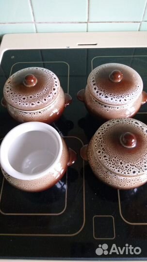 Горшочки глиняные для запекания