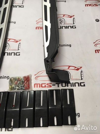 Пороги KIA Sportage 15+ дизайн 3