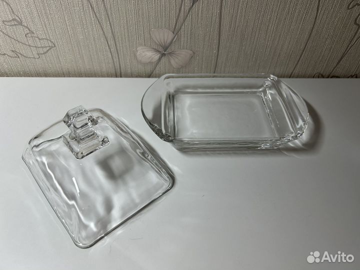 Масленка, банка и кухонный набор (цена за все)