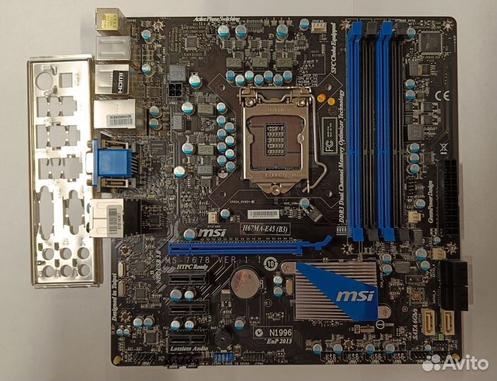 Материнская плата MSI H67ma e45(B3)