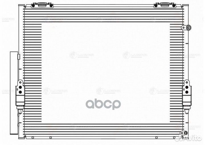 Радиатор кондиц. для а/м Toyota Sequoia II