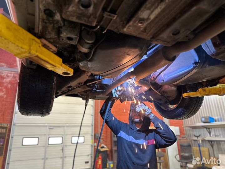 Замена гофры глушителя Chrysler