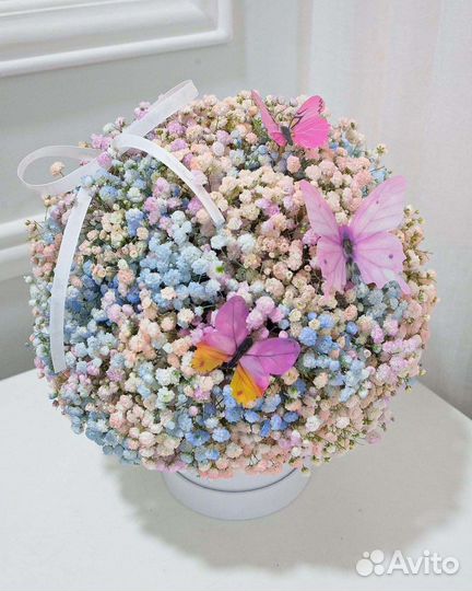 Гипсофила в Коробках. Цветы без Повода