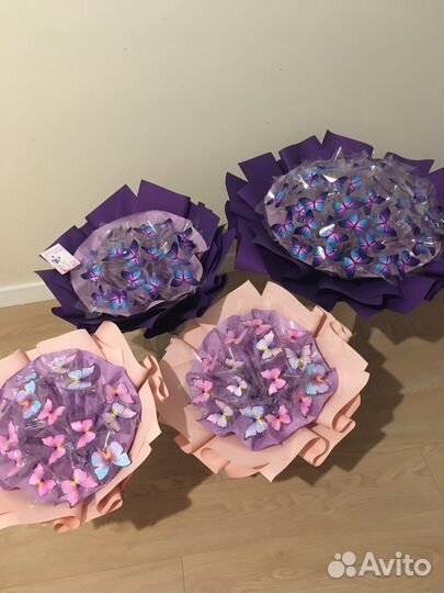 Букеты из бабочек