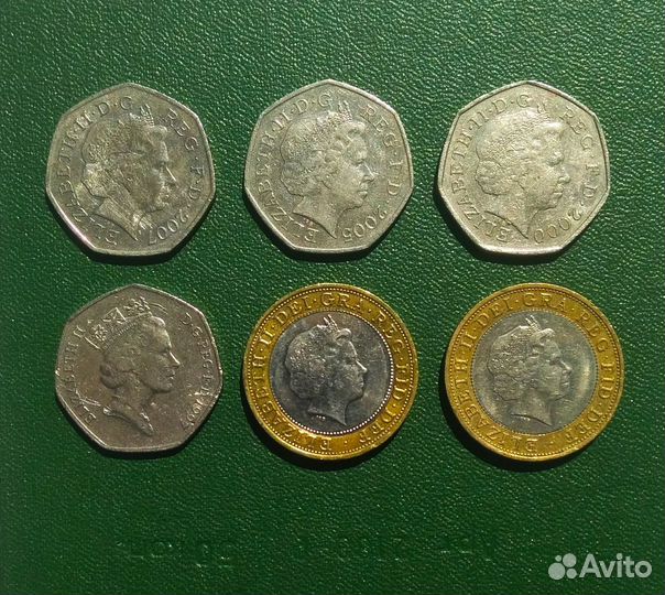 Англия монеты: памятные и стандартного дизайна