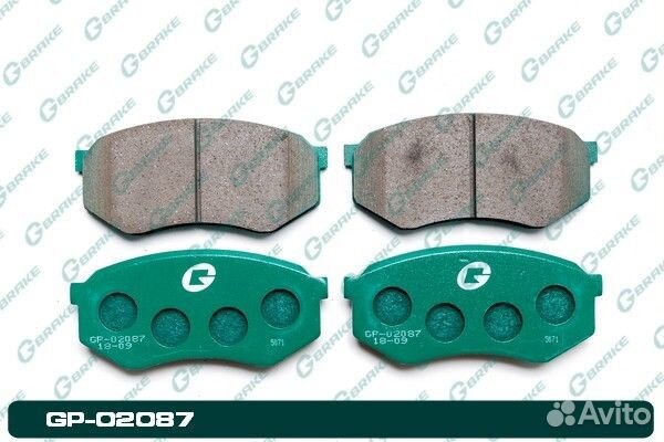 Колодки G-brake GP-02087 GP-02087 G-brake