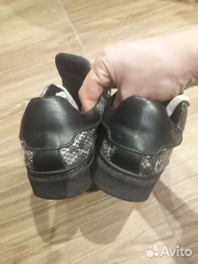 Кроссовки-кеды, 40р, кожа