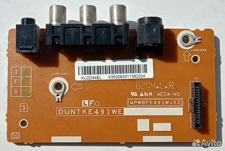 AV main qpwbfe491wjzz duntke491WE для Sharp