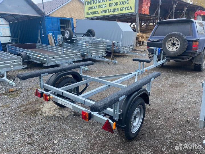 Автоприцеп лодочный мзса 81771С.012. Г/П 366 кг