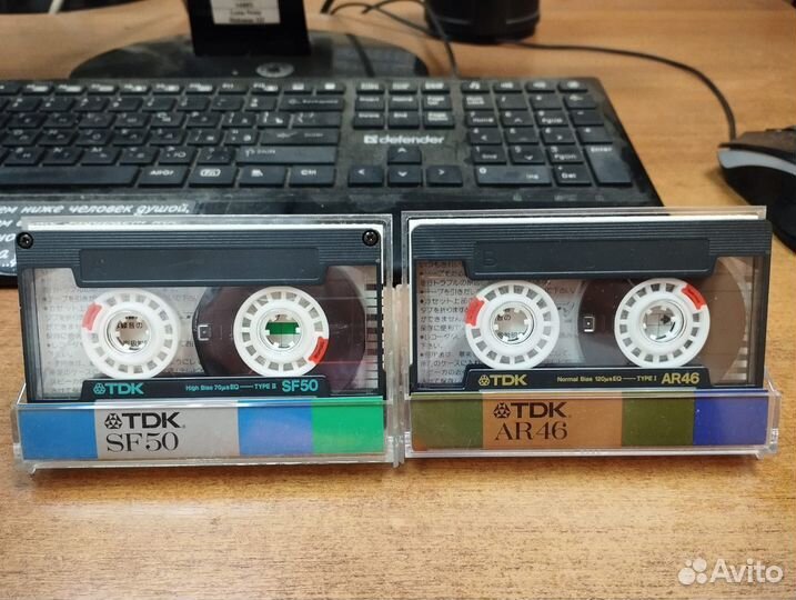 Аудио кассеты TDK(большие катки)