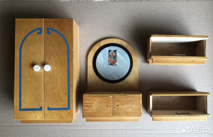 Деревянная Мебель для кукол СССР