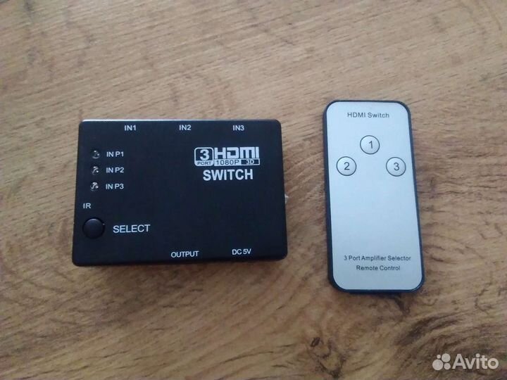 Сплиттер разветвитель Тройник hdmi на 3 монитора