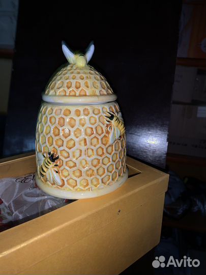 Банка для меда подставка для лимона тарелка д сыра