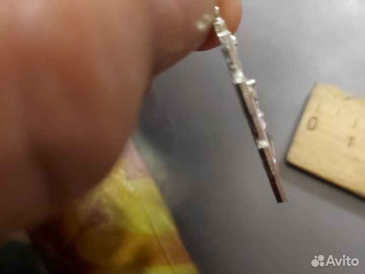 Крест с эмалью