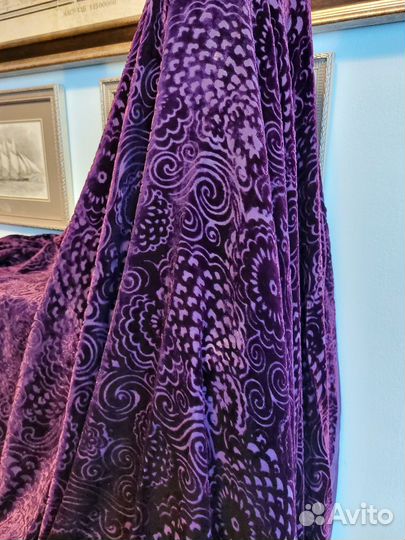 Панбархат. Отрез ткани. СССР