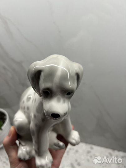 Статуэтка советская щенок лфз