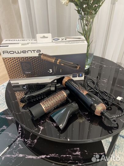 Фен-щетка для волос 3 в 1 Rowenta Hot Air Brush