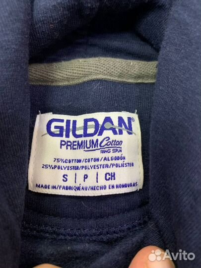 Винтажное худи Gildan