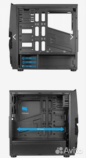 Корпус AeroCool Cyclops Mid-tower