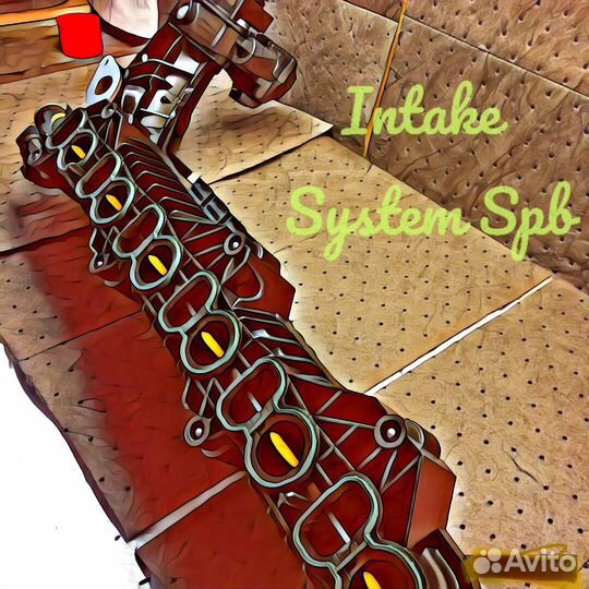 Впускной коллектор bmw b57 3.0D с системой AGR