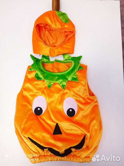 Костюм тыковка 92 на хэллоуин