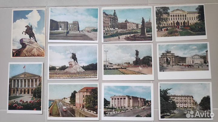 Набор открыток СССР Ленинград 1957 редкие