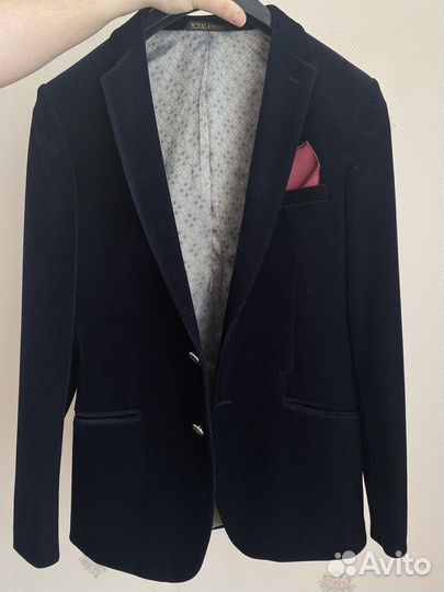 Велюровый пиджак мужской