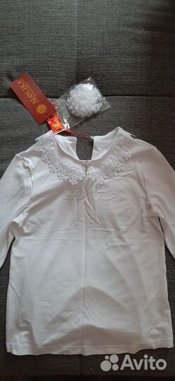 Блузка белая школьная