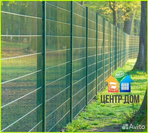 Забор сетка 3Д