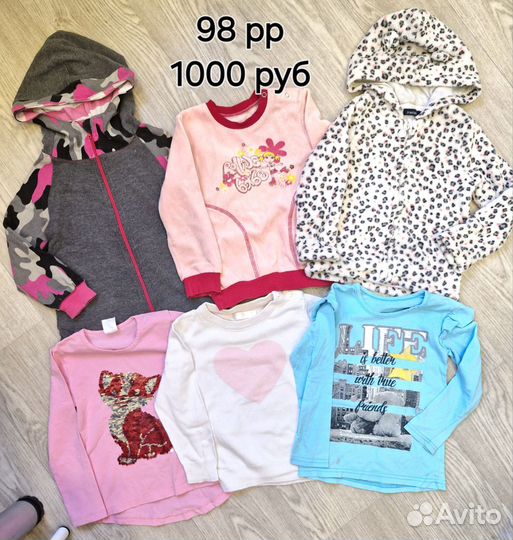 Пакет одежды для девочки на 2-3 года