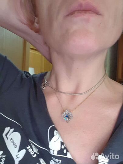 Колье swarovski