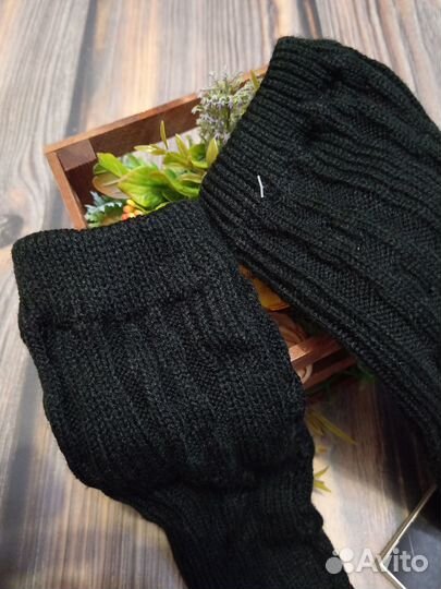 Митенки вязаные (нарукавники)