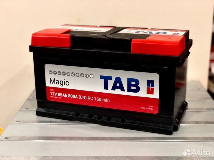 Аккумулятор TAB 85 Ач обр. пол. низкий