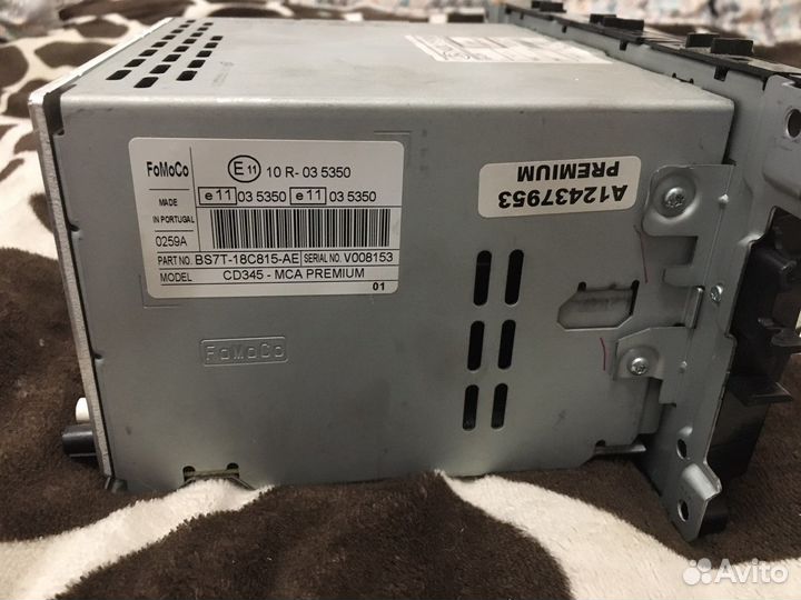 Магнитолла форд мондео 4 mca premium