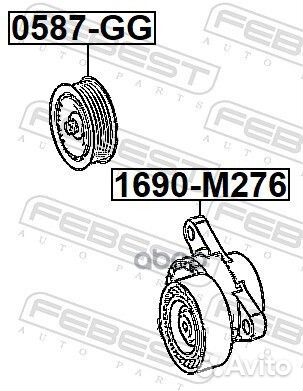 Натяжитель ремня 1690M276 Febest