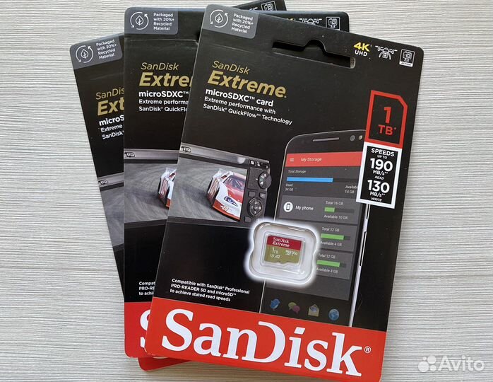Карта памяти MicroSD 1Tb San Disk Extreme (ориг.)