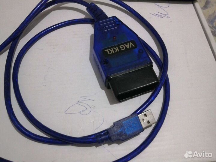 Диагностический кабель OBD 2 VAG COM kkl 409.1