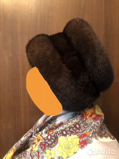 Женская норковая шапка