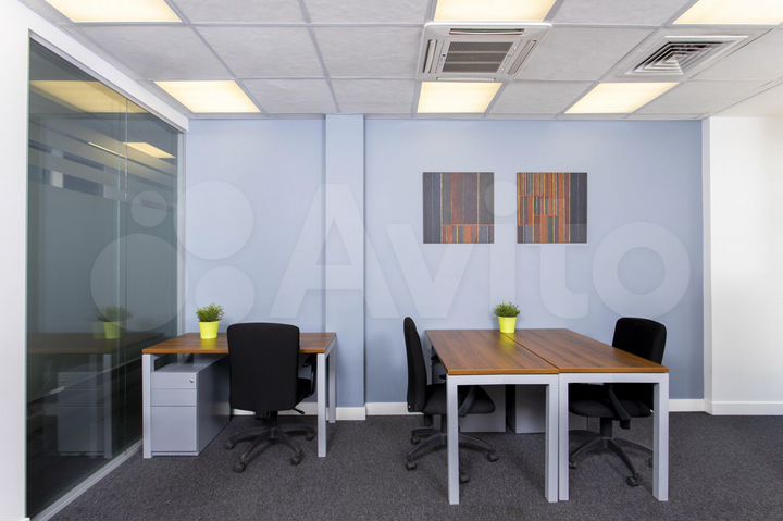 Офис на 3 человек в бц Проспект мира, 15м²
