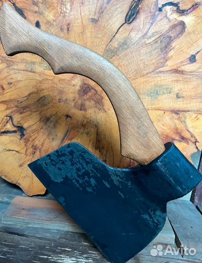 Топор мясной кованый новый