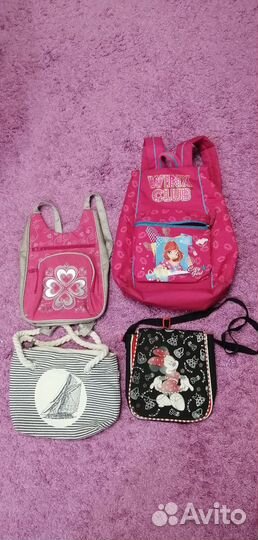 Рюкзаки, игрушки