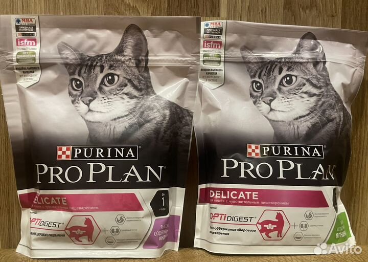 Сухой корм PRO plan, упаковки 400 г