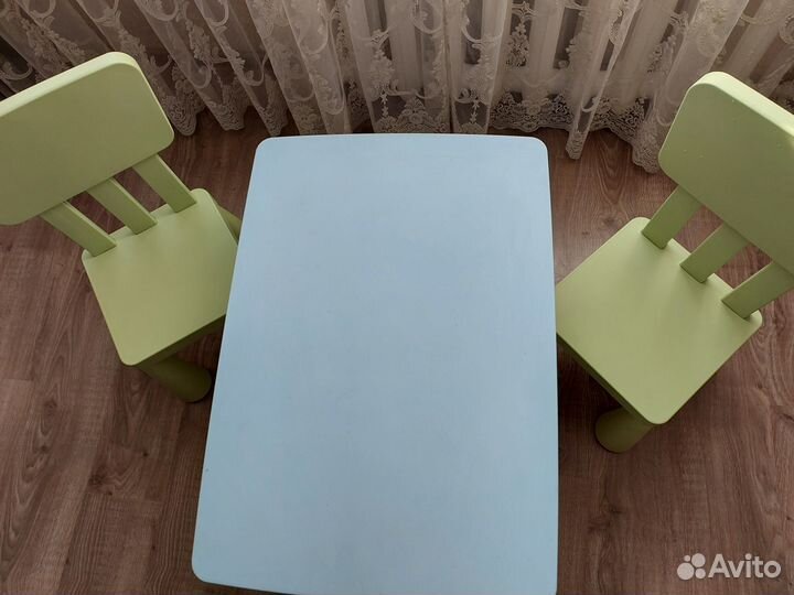 Стол, 2 стула Маммут IKEA